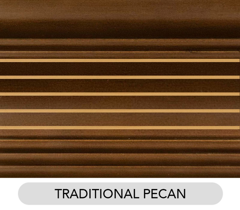 Traditional Pecan with Natural Maple Accents TP