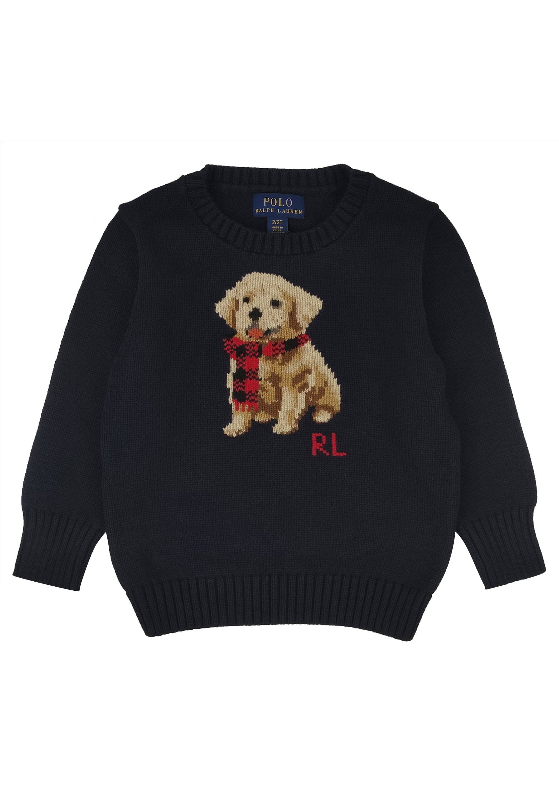 ralph lauren kids ralph lauren maglia blu bambino in cotone uomo