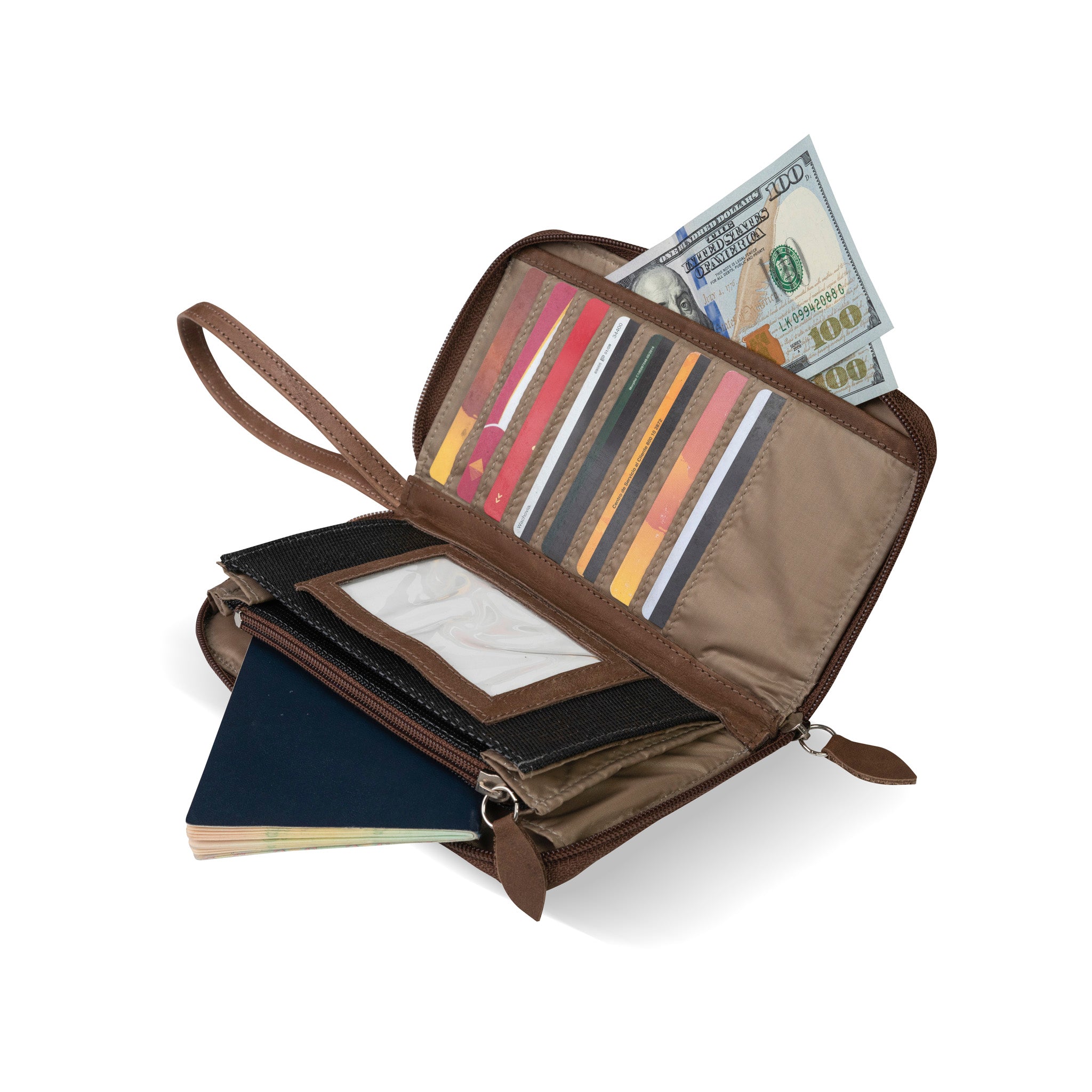 WAYUNA - Women's Wallet w.Leather, Large Capacity, Phone Holder, RFID ...