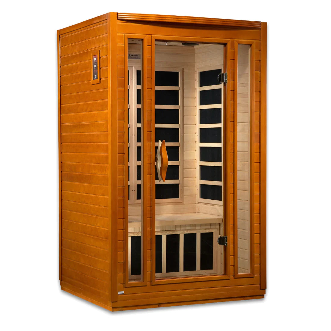 Golden Designs Dynamic San Marino Elite 2-person Ultra Low EMF (Under 3MG) FAR Infrared Sauna (Canadian Hemlock) - DYN-6206-01 Elite