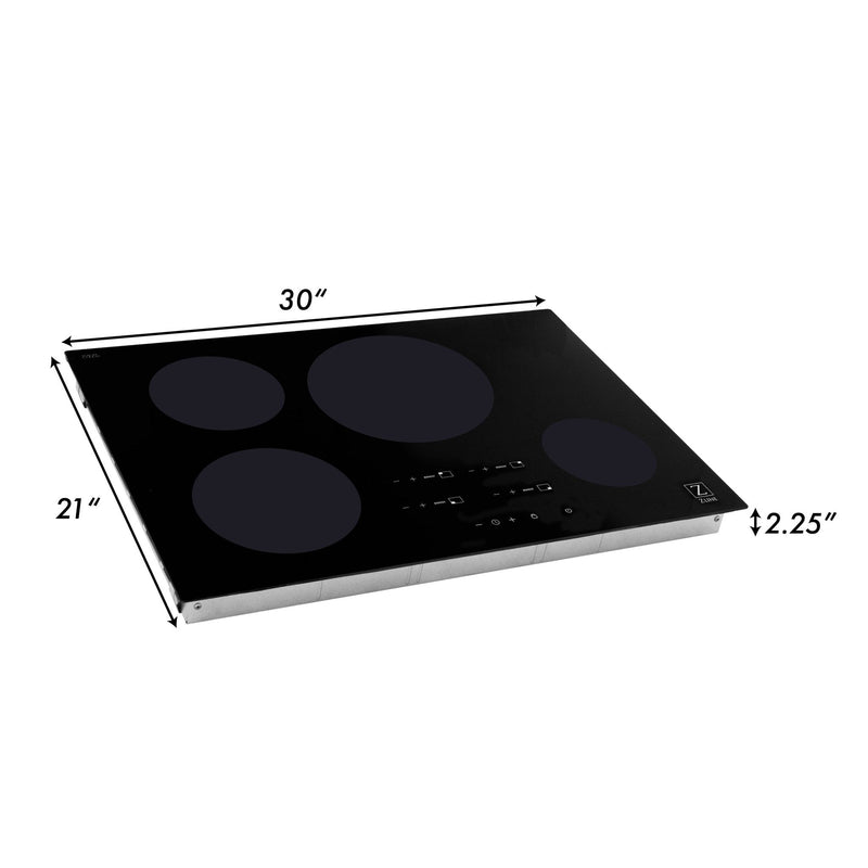ZLINE 30” Professional Induction Cooktop with 4 Burners