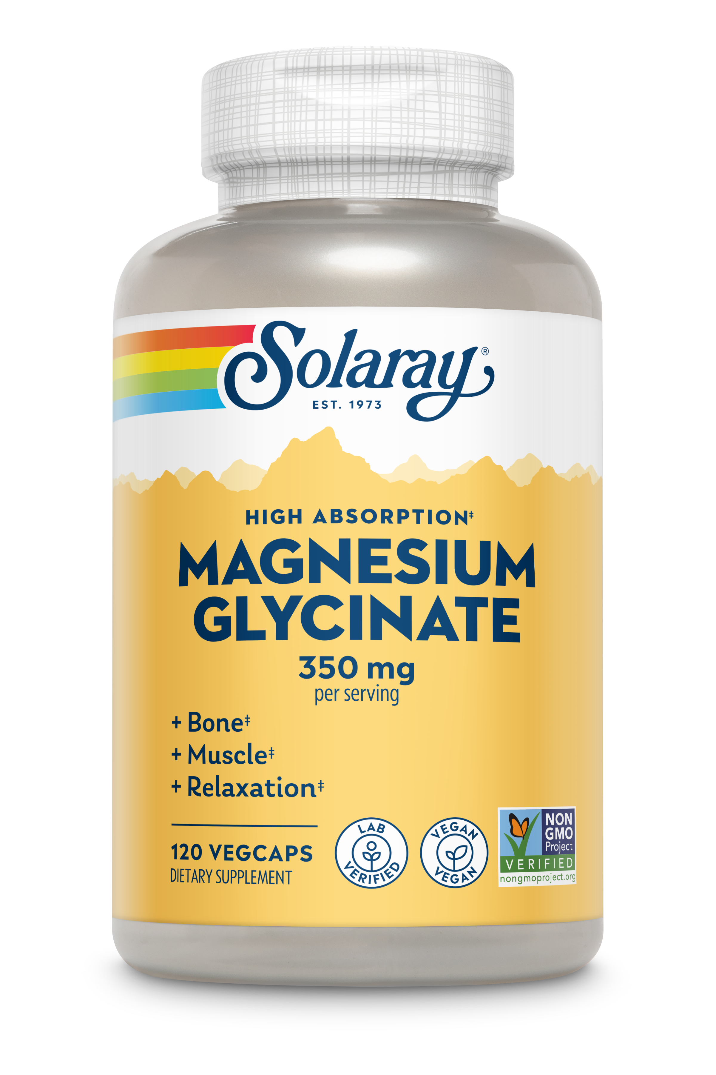 Magnesium Glycinate 350mg - Solaray product image