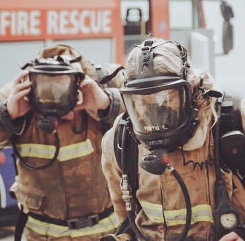 Team Opus member Annika Heatley working as a firefighter in Ohakune New Zealand for Ohakune Fire Rescue. Proudly supported by Opus Fresh Apparel Co.