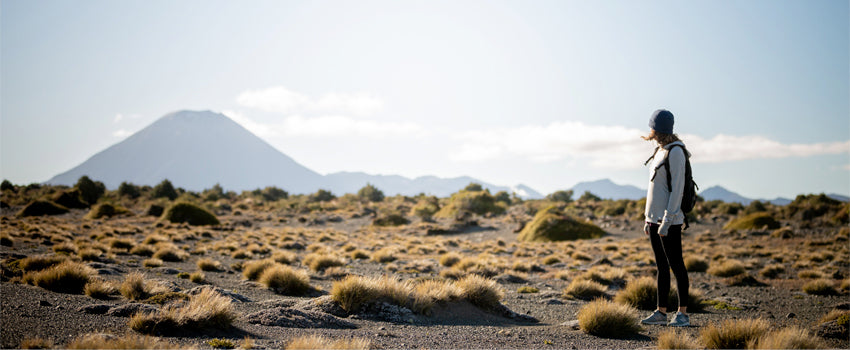 Opus Fresh New Zealand Merino Outside Mt Ngauruhoe In Tongariro National Park