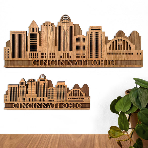 New York Skyline Colored Wooden Cityscape 3d Layered Laser Cut 