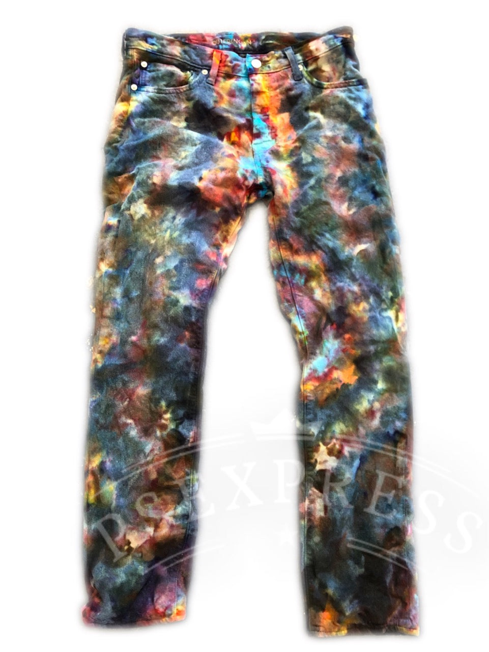 Tie Dyed Levi's Jeans