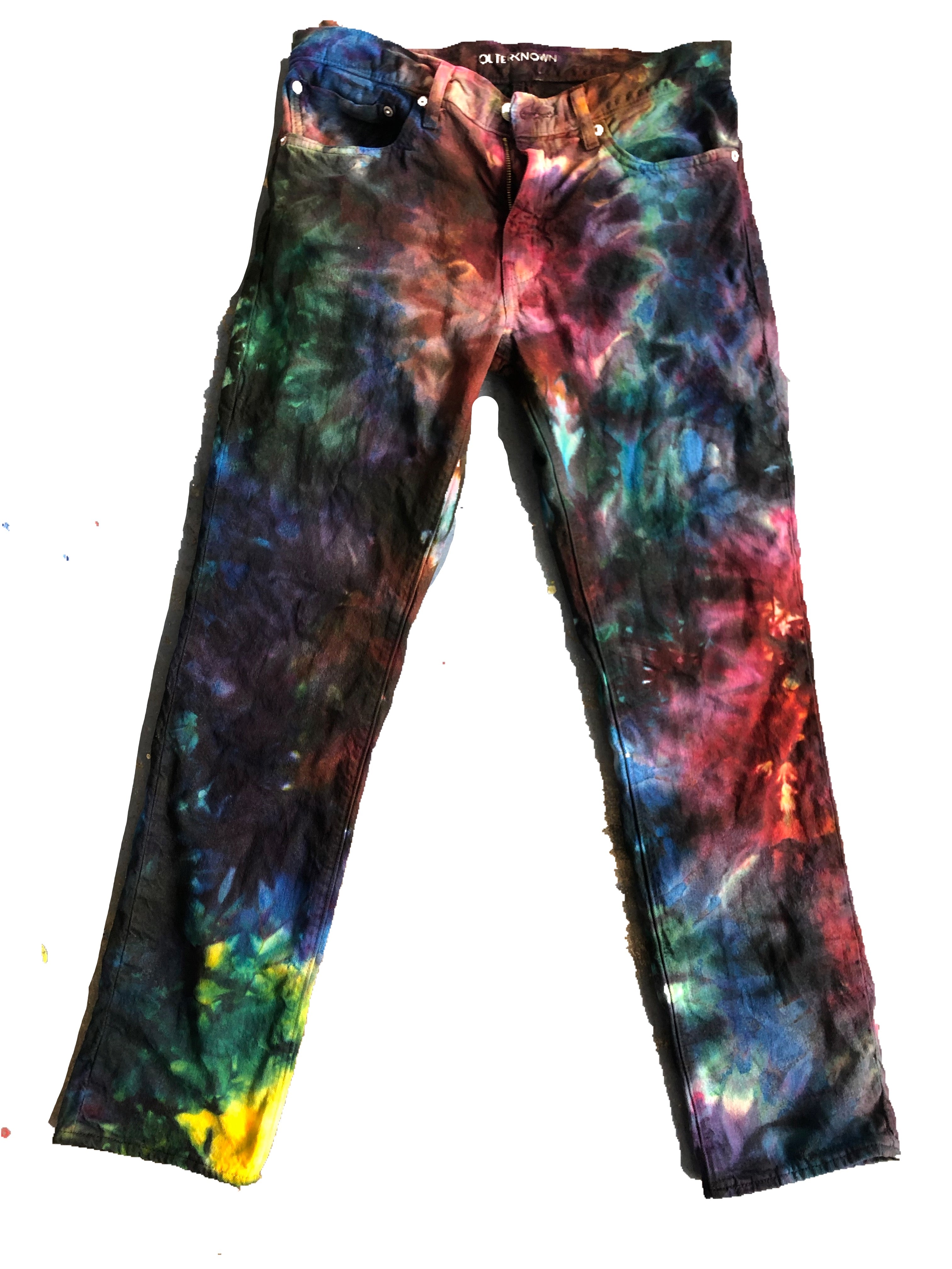 Tie Dyed Levi's Jeans