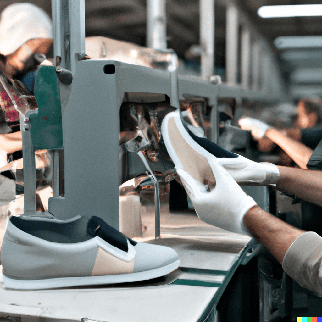 production éthique des baskets pour les travailleurs