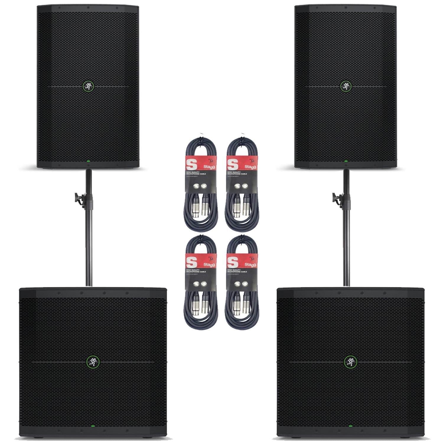Mackie Thump 212 Speakers & Thump 115 Subwoofer Package