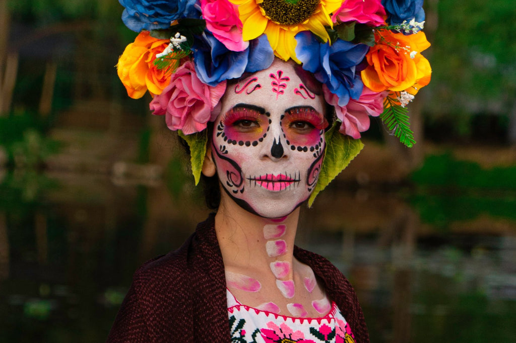 eco-friendly face paint for day of the dead