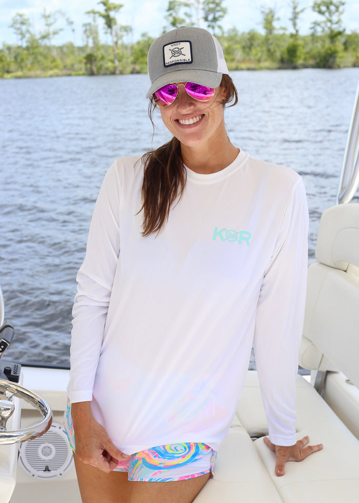 Island Collection Classic Logo Long Sleeve - Pink – Knot Responsible
