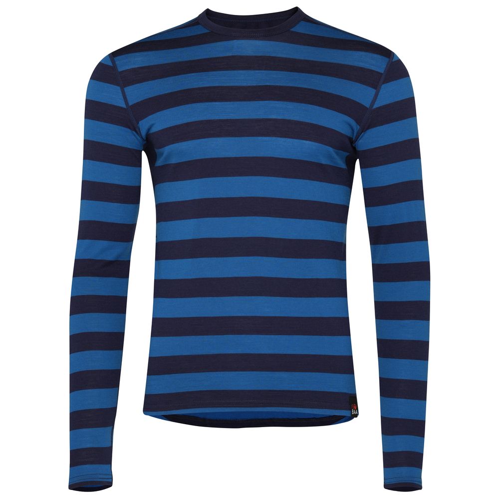 Mens Merino 180 Long Sleeve Crew (Navy/Blue) | Isobaa | Reviews on