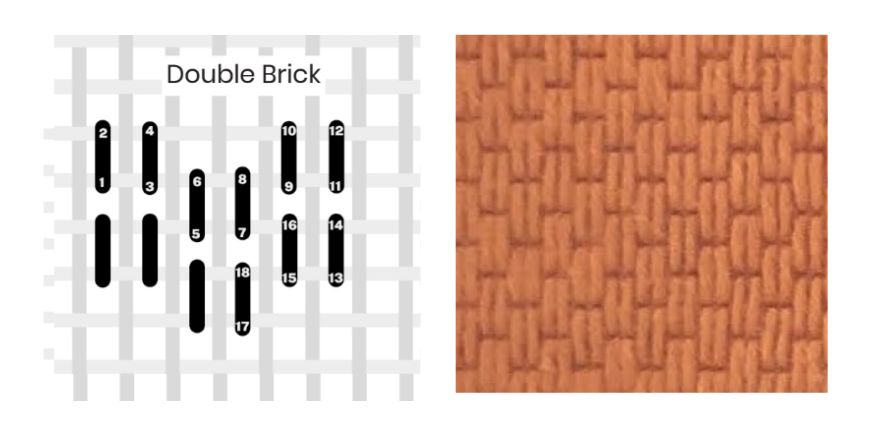 double brick stitch