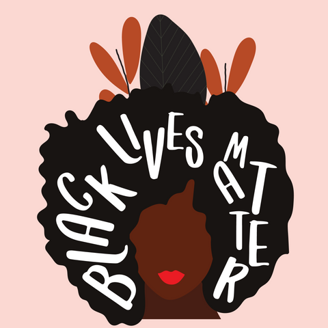 Conception à l'aiguille Black Lives Matter par l'artiste Breathe Live Explore