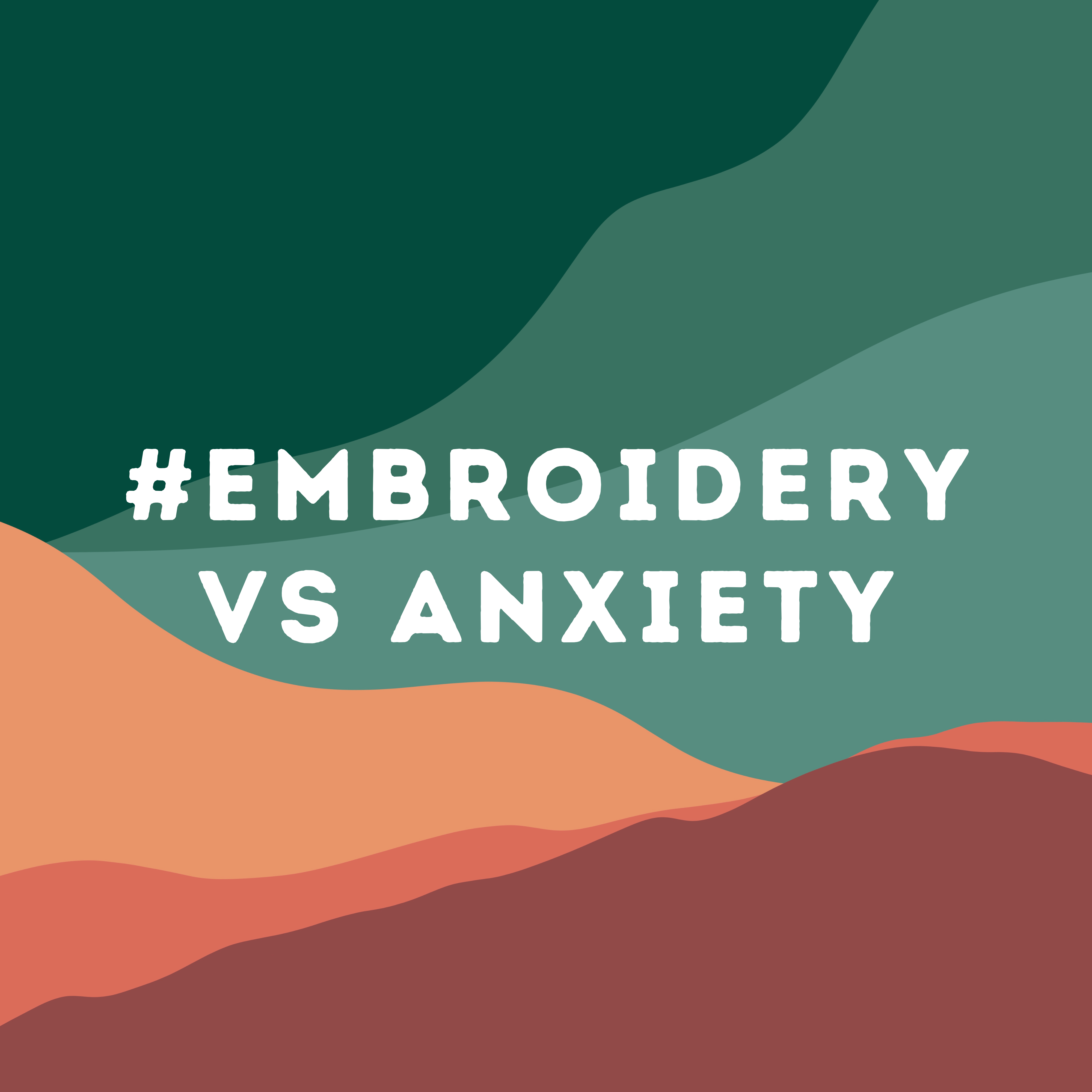 Embroidery VS Anxiety Needlepoint Kit