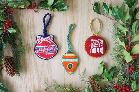 Needlepoint Christmas Ornament