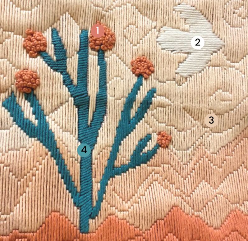 Desert Cactus Scene Version 2 Stitch Guide