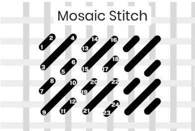 needlepoint mosaic stitch
