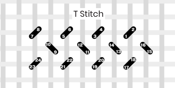 needlepoint t stitch