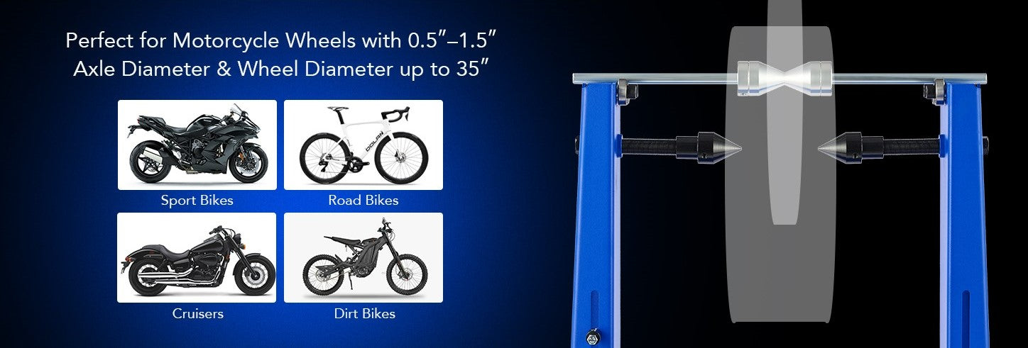 motorcycle tire balancer