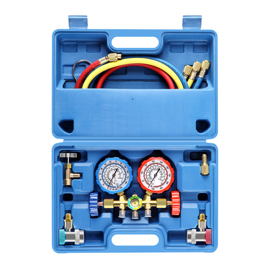 OMT R-1234yf 4-Port AC Manifold Gauge Kit Review (Honda Clarity AC