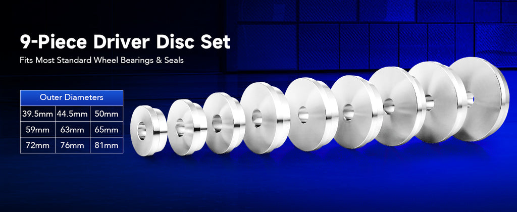 9-Piece Driver Disc Set