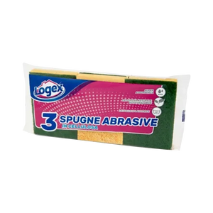 Logex Sanding Kitchen Sponge Classic - 3Pcs - MENKELCHI