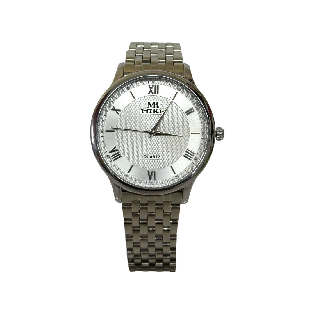 Mike Chic Watch For Men - Silver