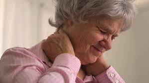 neck pain old woman