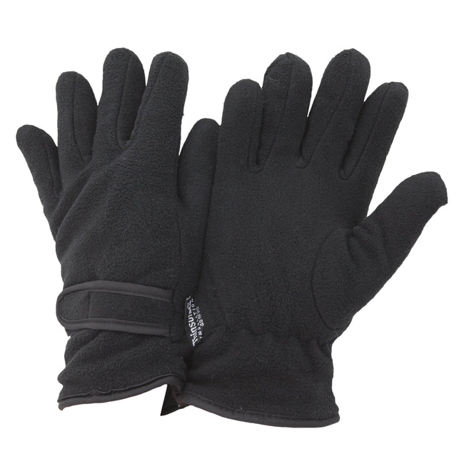 women's thinsulate lined fleece gloves