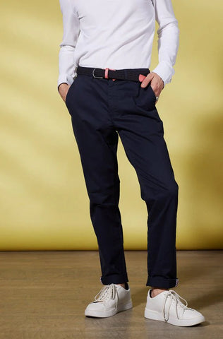 vicomte a lorenzo navy trousers