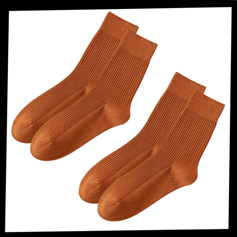 Chaussettes côtelées pour hommes (2 paires) - Contenu du produit - Ozerty