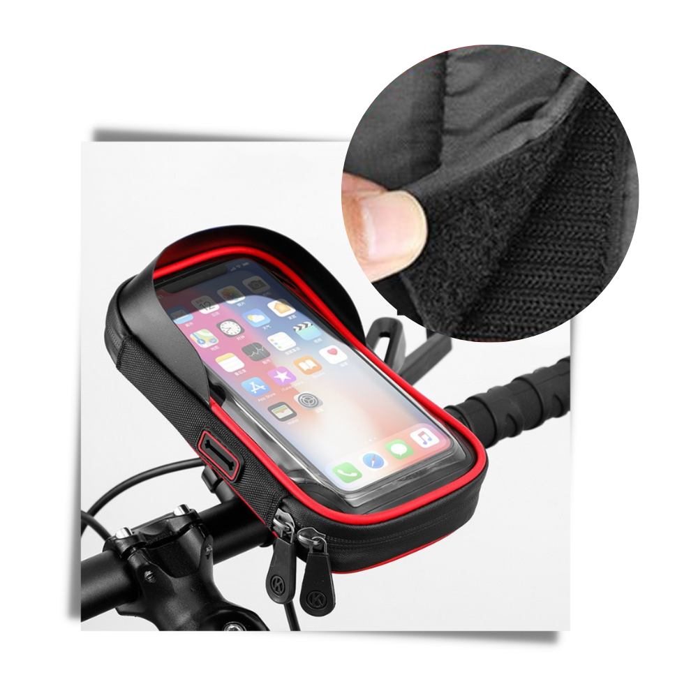 Telefonhållare för cykel - Lätt att montera och använda - Ozerty