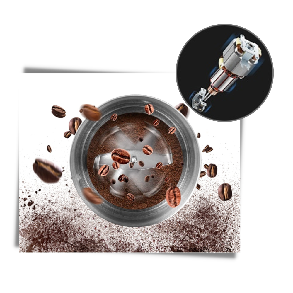 Coffee & Spice Grinder - Safe and Easy to Use - 