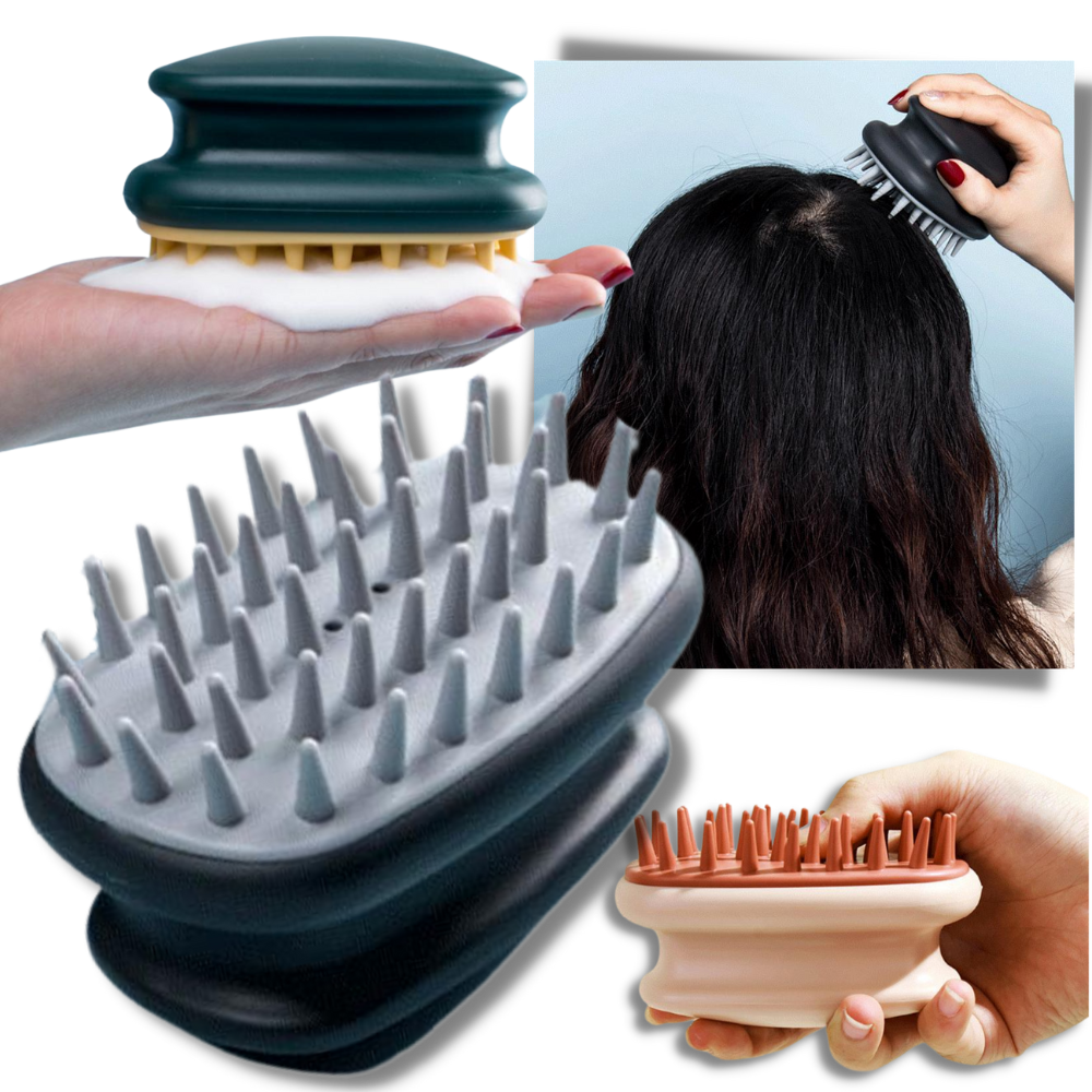 Scalp Massage Brush | Shampoo Scrubber | Hair Massager for Scalp Treatment - 