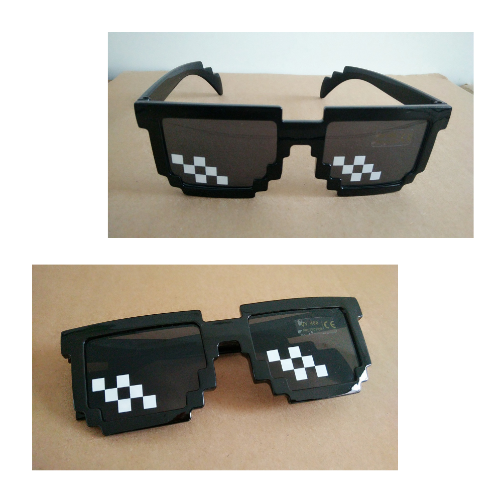 Fashion Pixel Sunglasses - Durable Build - 