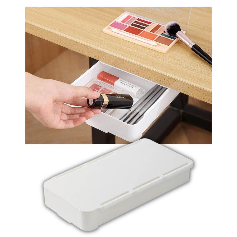 Unsichtbarer Schubladenorganisator für den Schreibtisch - Viele praktische Verwendungsmöglichkeiten - Ozerty