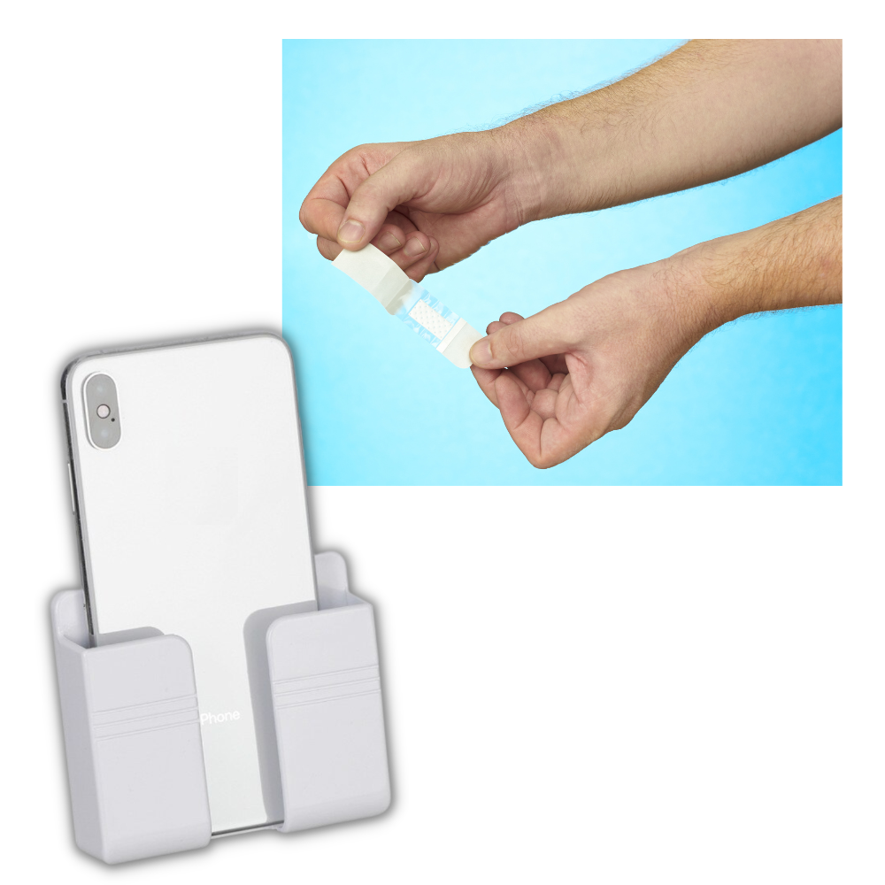 Adhesive Wall Phone Holder - Easy To Install -