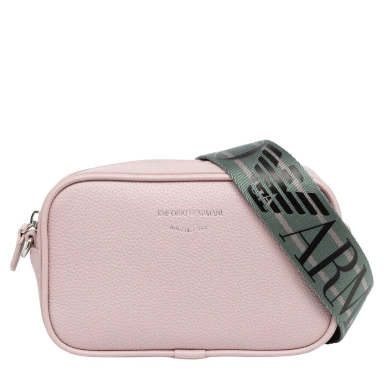 Emporio Armani Logo Pink Camera Crossbody Bag Retro Designer Wear