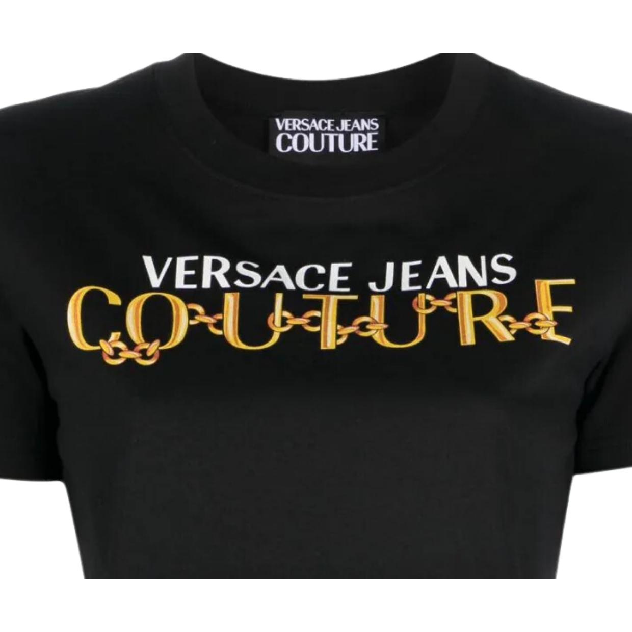 Versace Jeans Couture Bodysuit with 'Chain Couture' pattern, GenesinlifeShops, Women's Clothing
