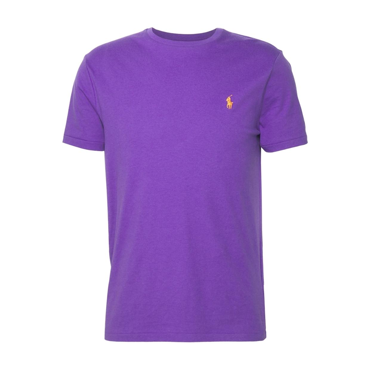 Ralph Lauren Logo Purple Classic T-Shirt – Retro Designer Wear