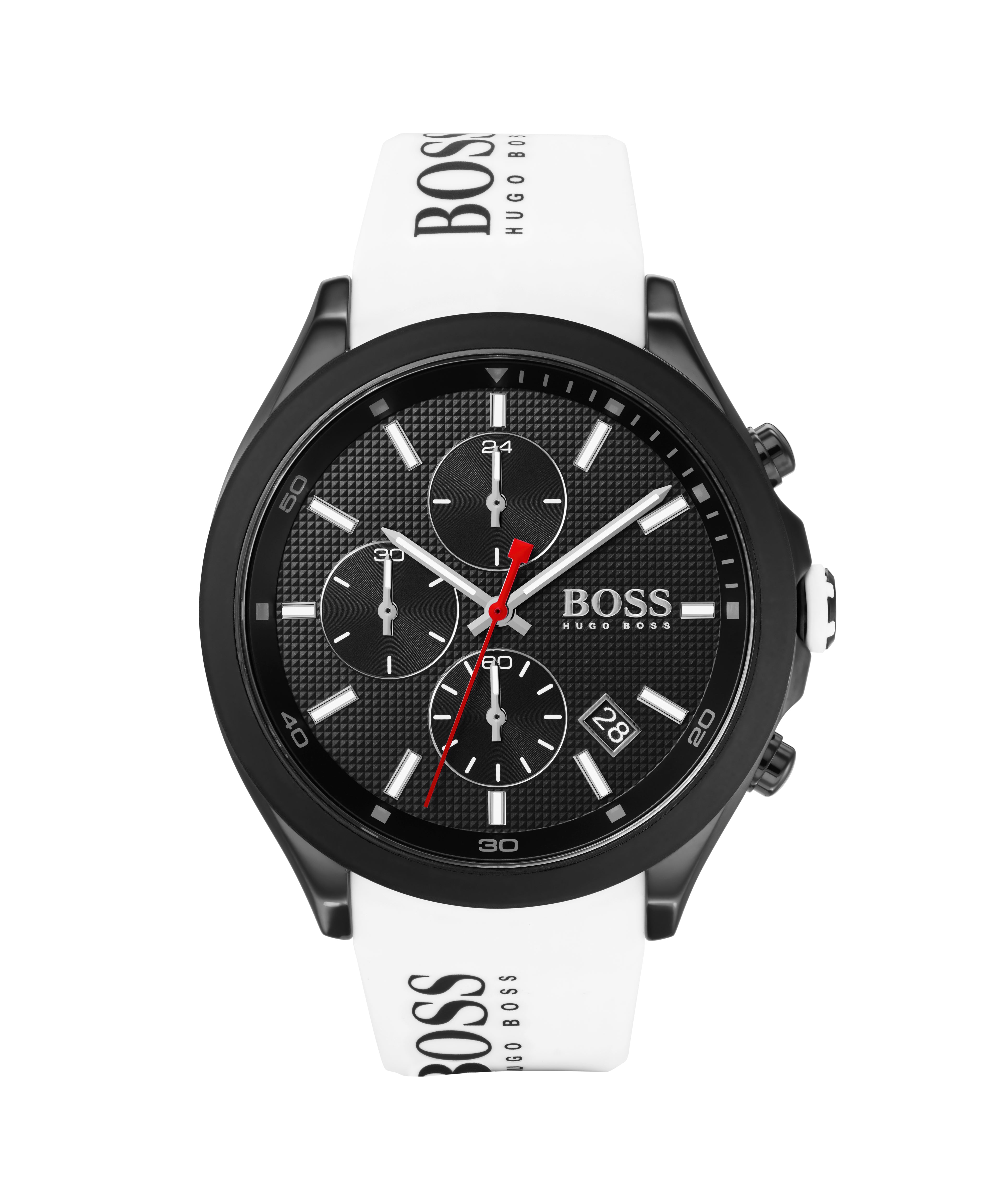 black rubber hugo boss watch