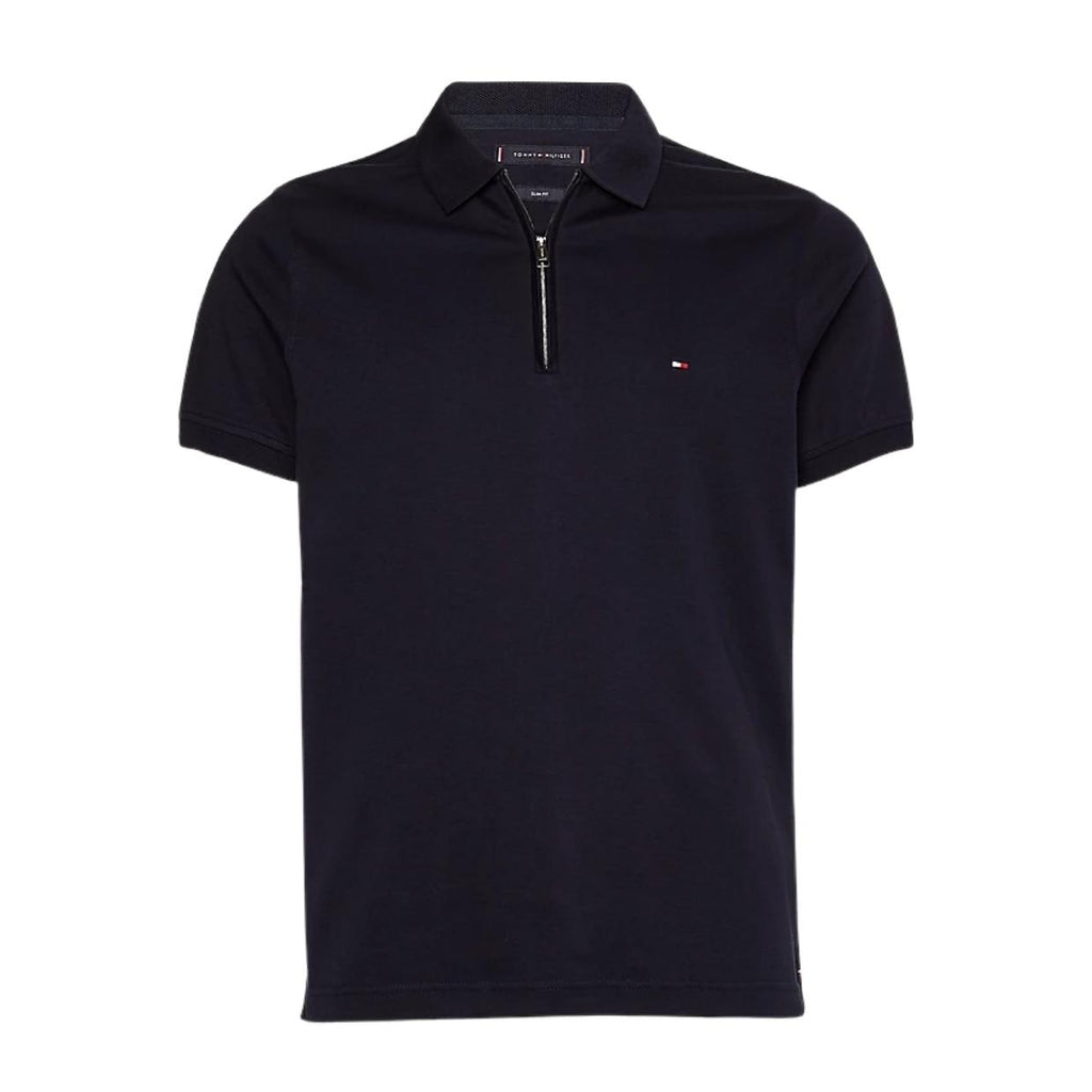 tommy hilfiger zip polo