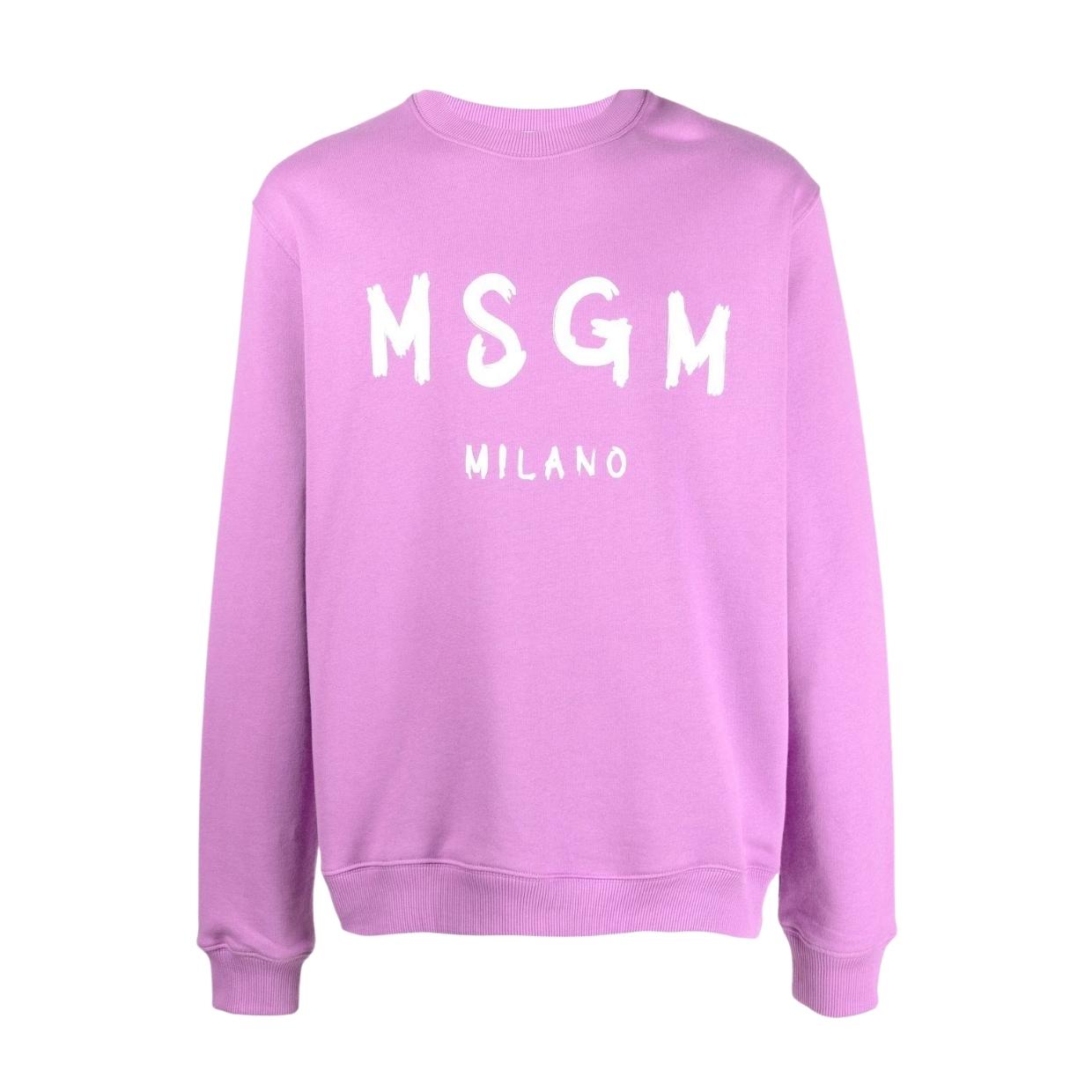MSGM Purple Logo Sweatshirt – Retro Designer Wear