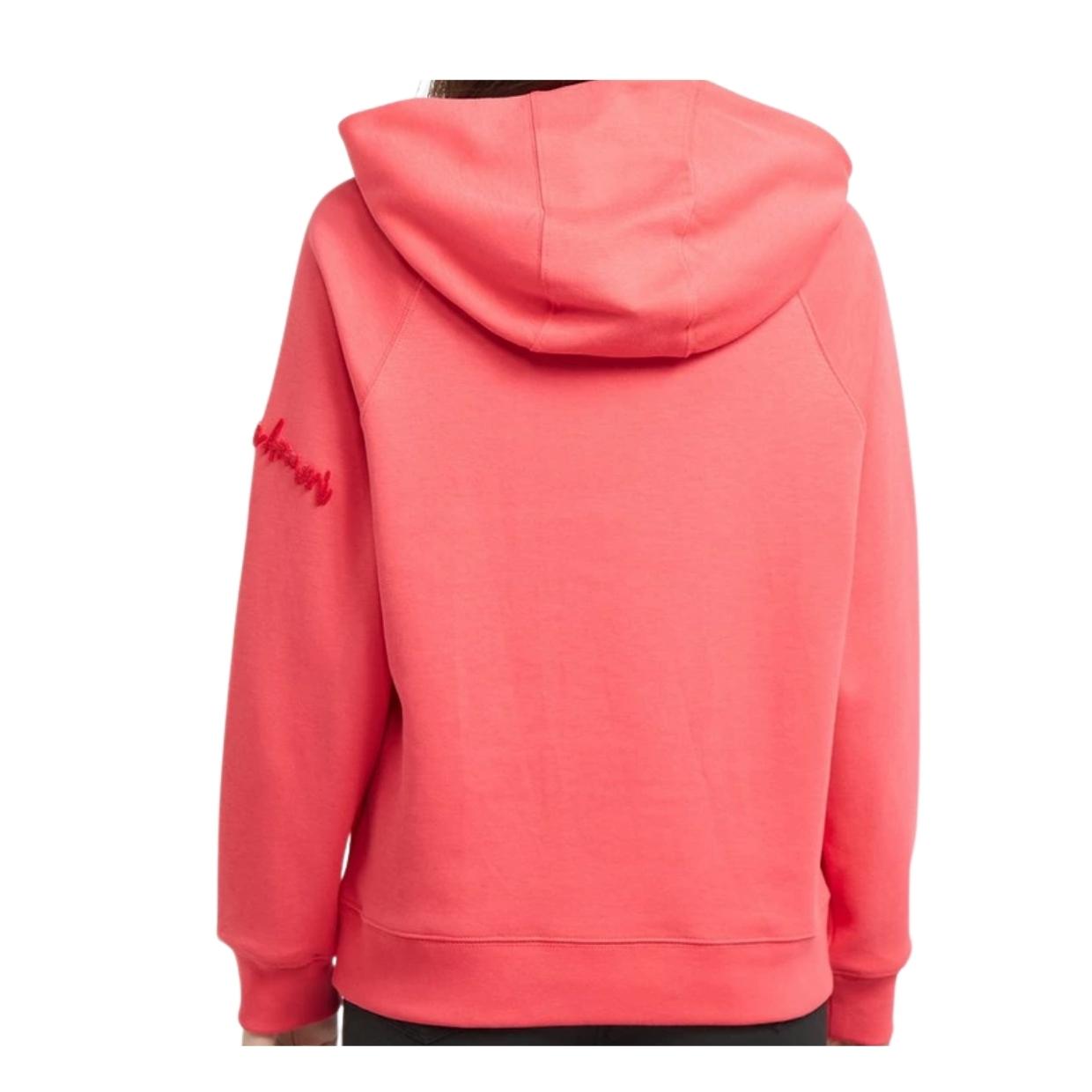 Emporio Armani Logo Pink Hoodie – Retro Designer Wear