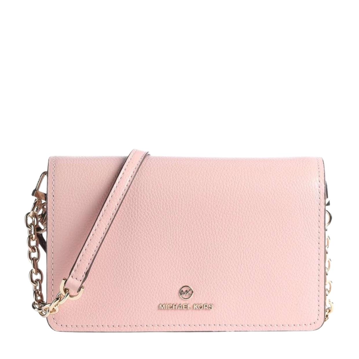 Michael Kors Pink Ladies Cece Medium Leather Shoulder Bag  Fadovn