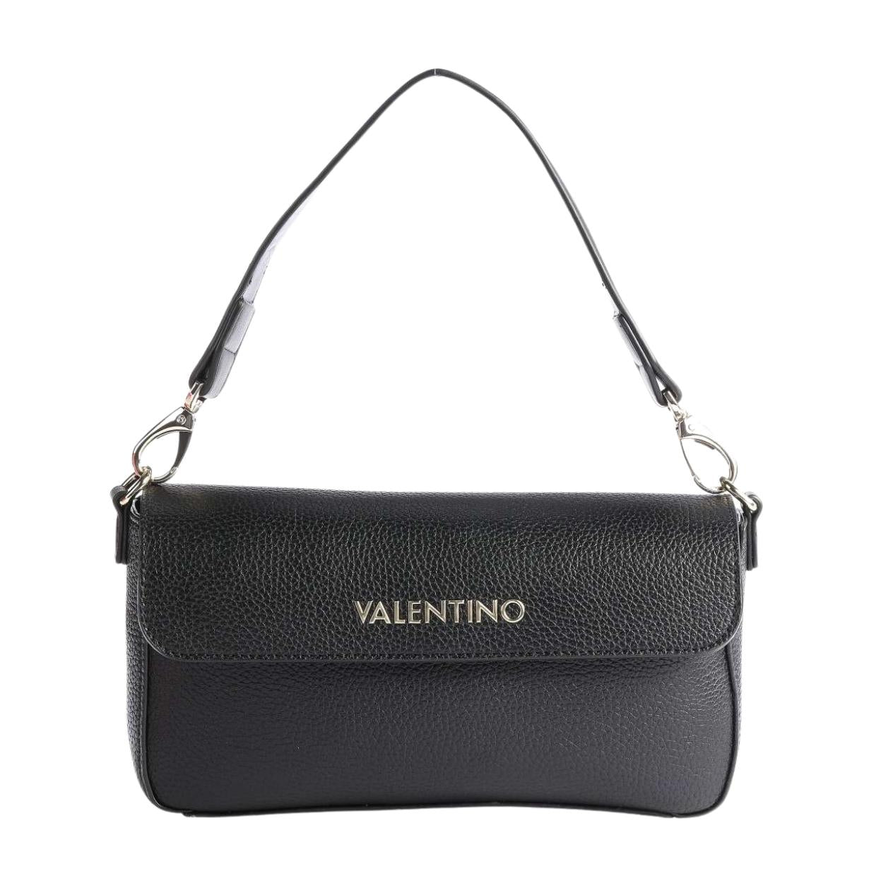 Valentino Bags Divina Black Clutch Bag With Shoulder Strap – Retro