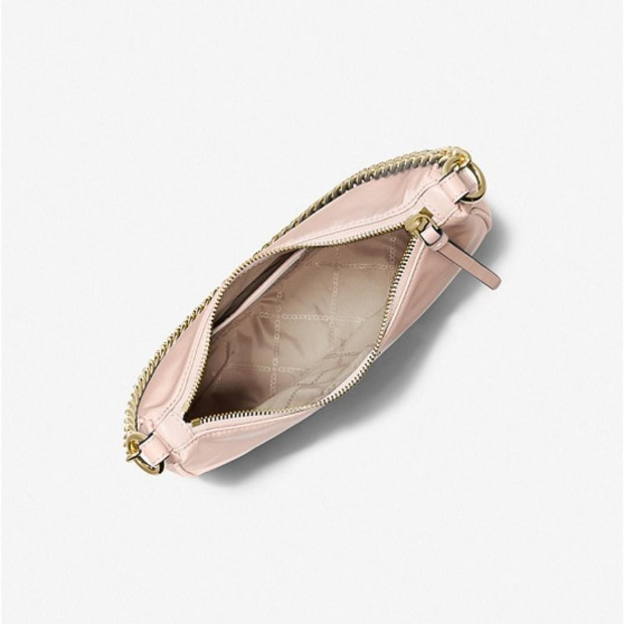Michael Kors Pink Logo Nylon Medium Shoulder Bag – Retro Designer Wear