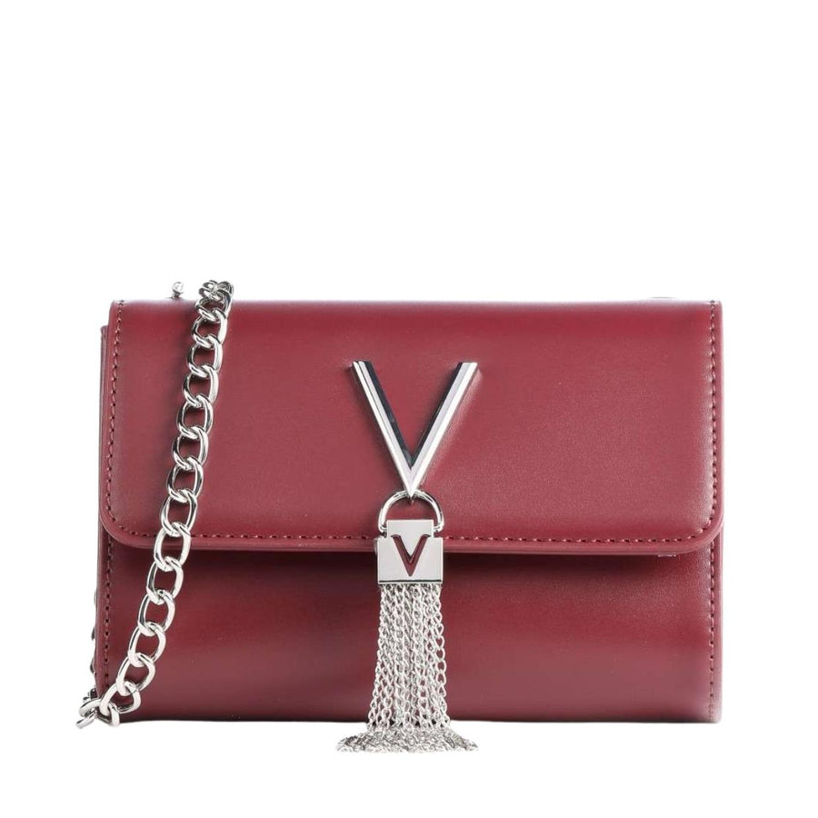 Valentino Bags Divina Na Bordeaux Red Crossbody – Retro Designer Wear