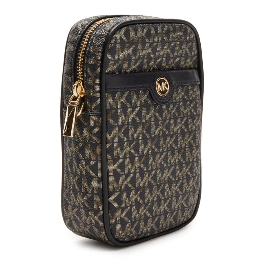 Michael Kors Blaire Black/Gold Logo Camera Crossbody Bag – Retro Designer  Wear